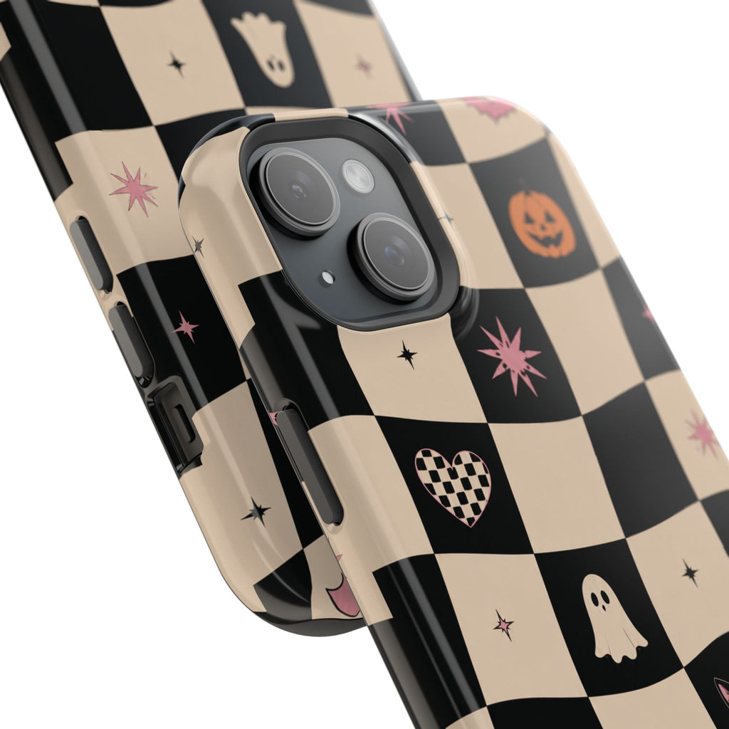 Halloween Checkerboard Magnetic Phone Case