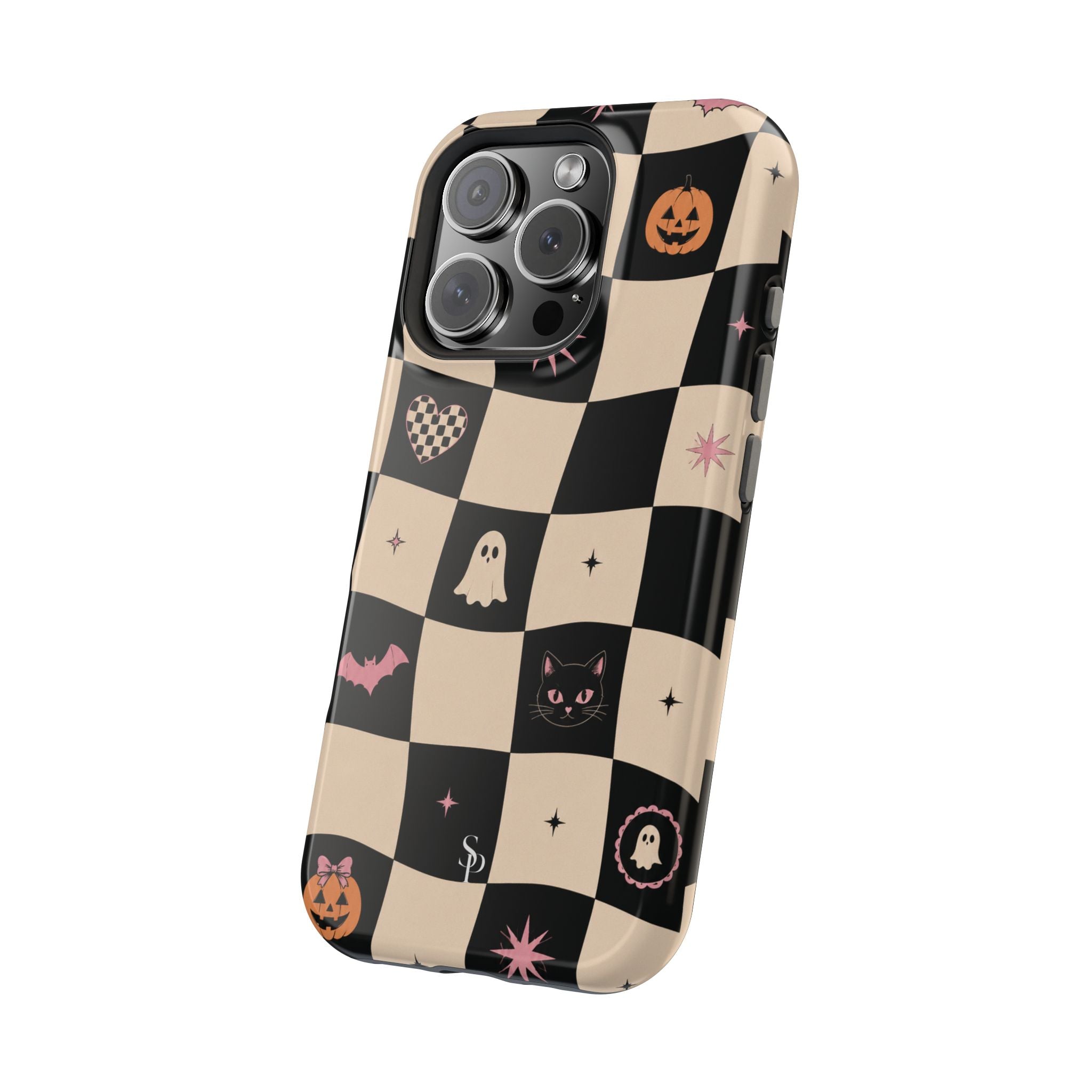 Halloween Checkerboard Magnetic Phone Case