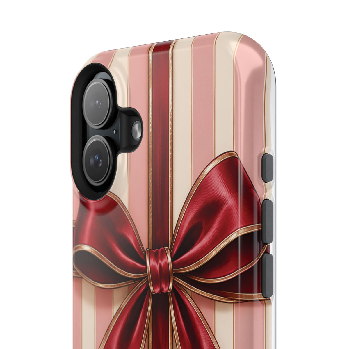 Red Bow Gift Wrap Magnetic Phone Case