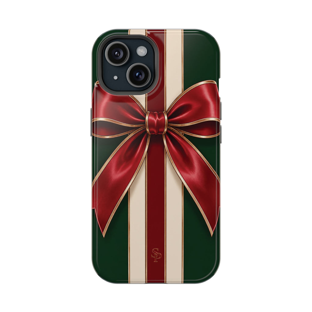 Christmas Gift Bow Magnetic Phone Case