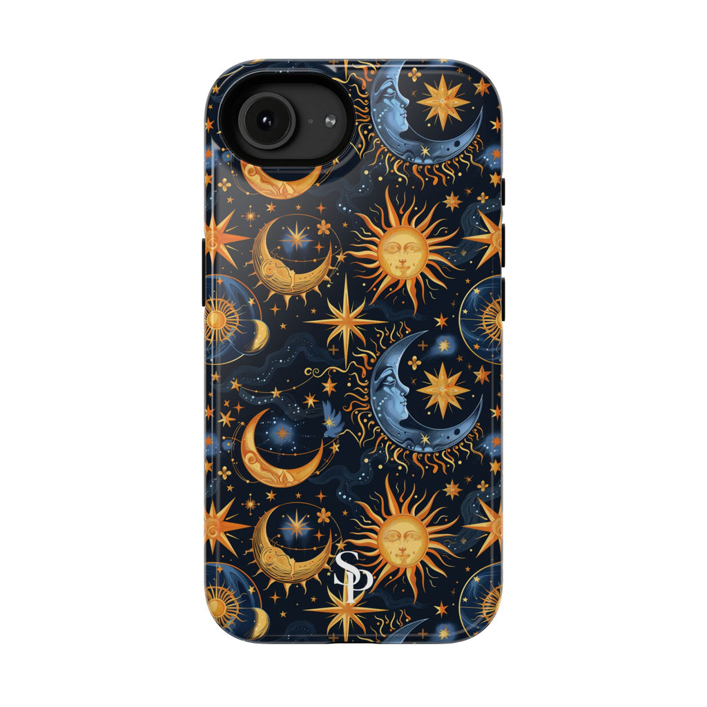 Celestial Sun and Moon Impact-Resistant Phone Case