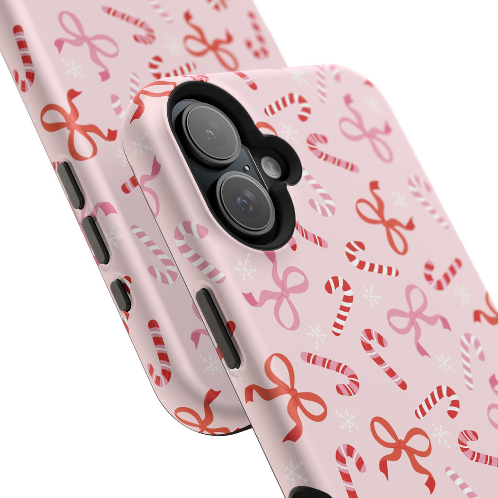 Candy Cane Impact-Resistant Phone Case - Limited Edition