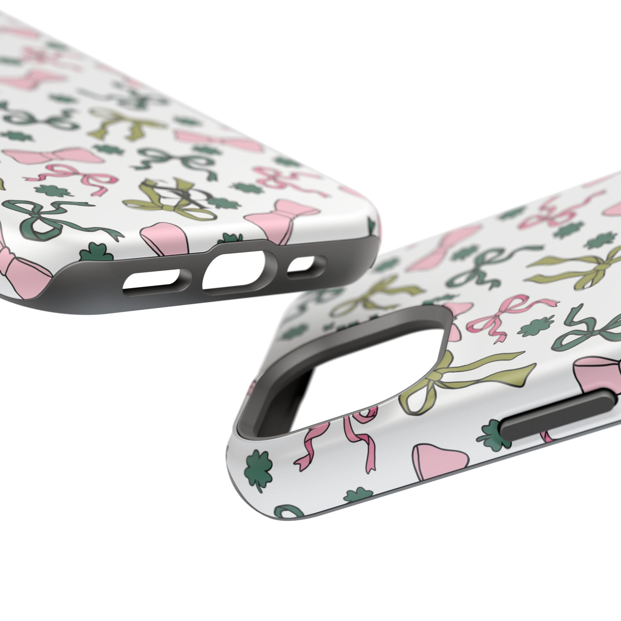Bows and Shamrocks Magnetic Phone Case