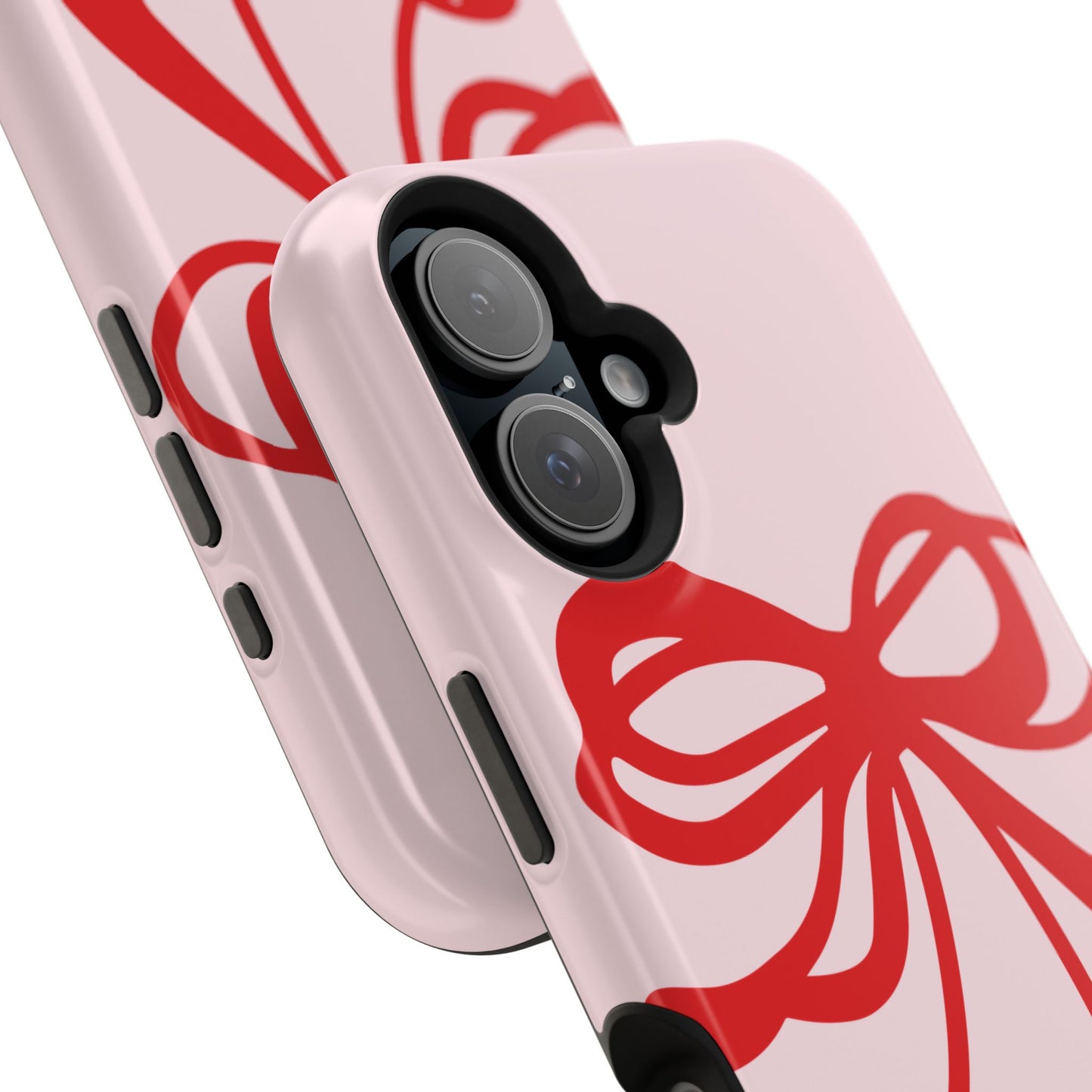 Cherry Bow Impact-Resistant Phone Case