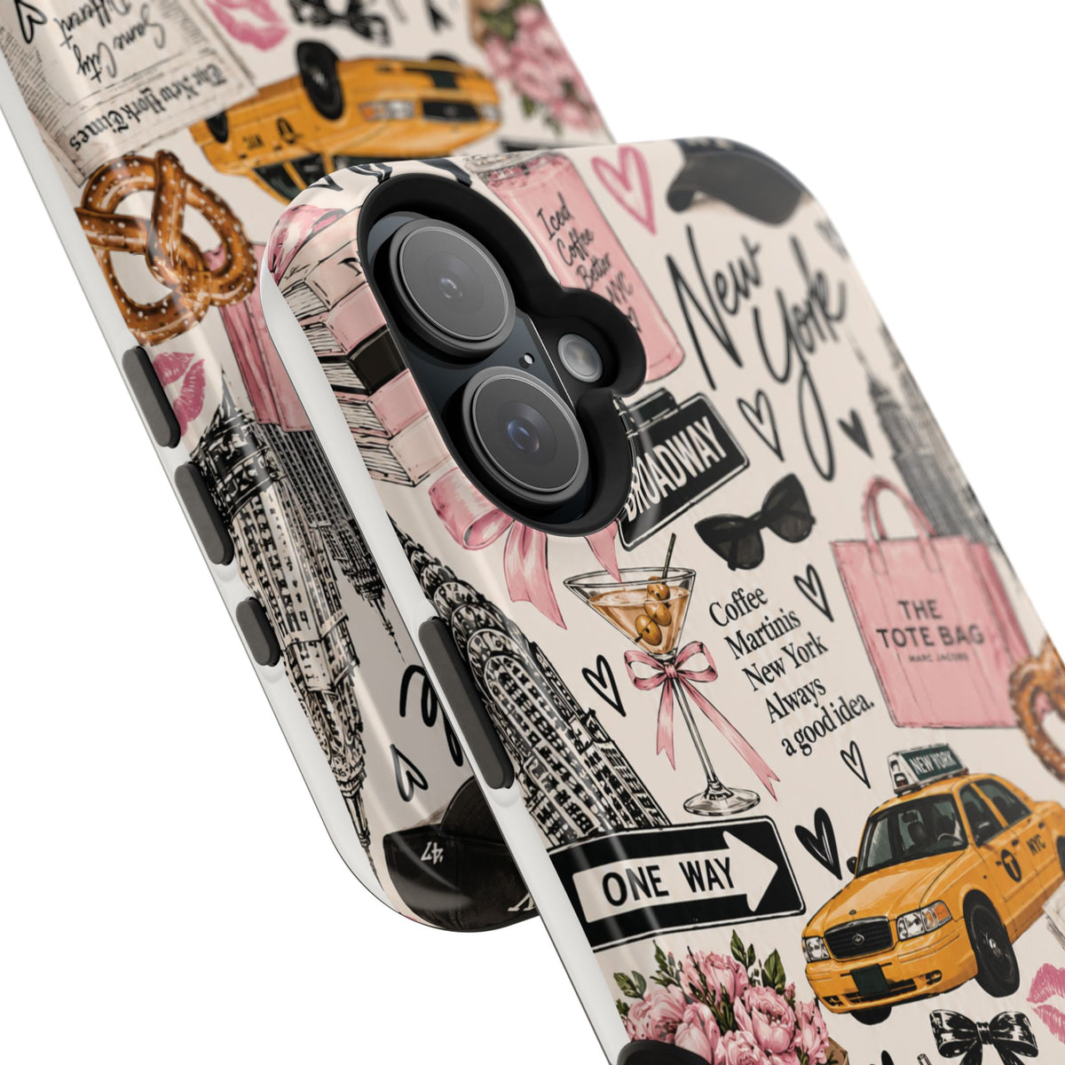 Pink New York Magnetic Phone Case