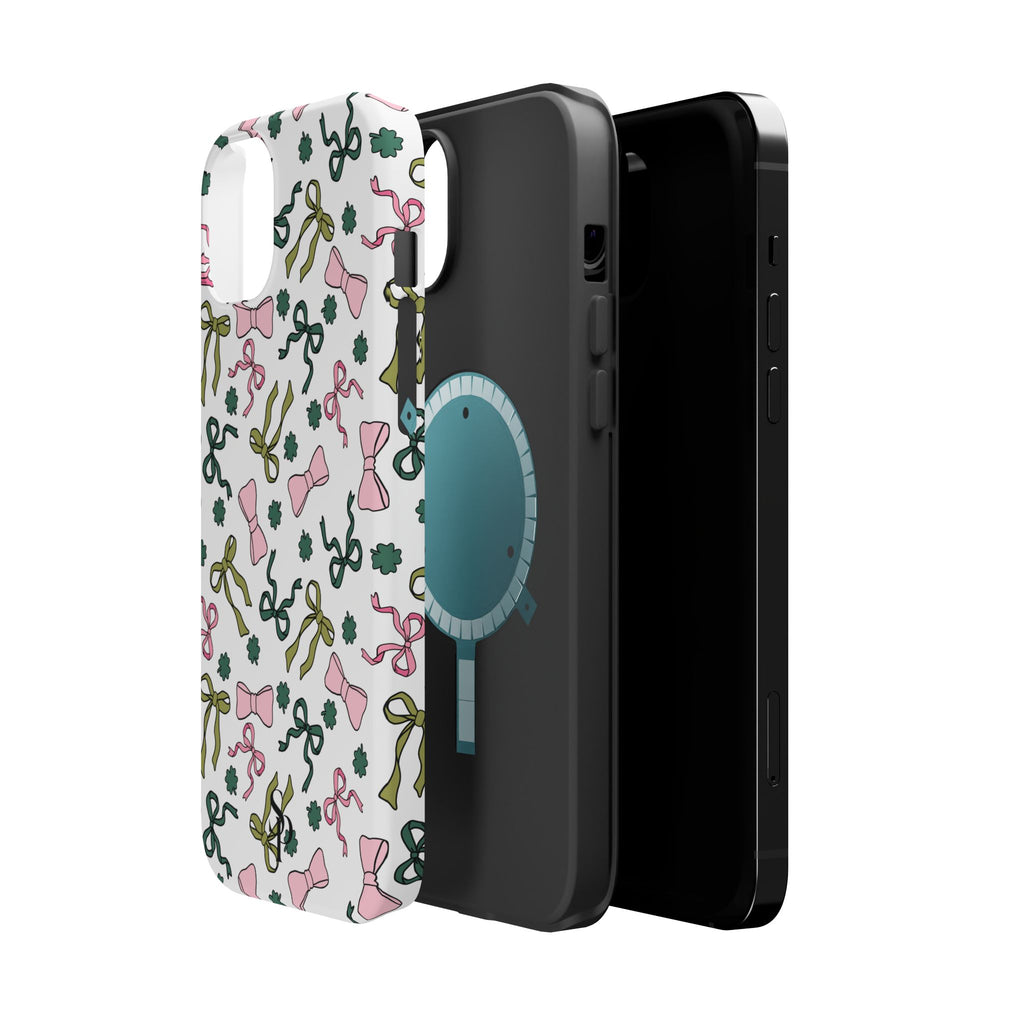 Bows and Shamrocks Magnetic Phone Case