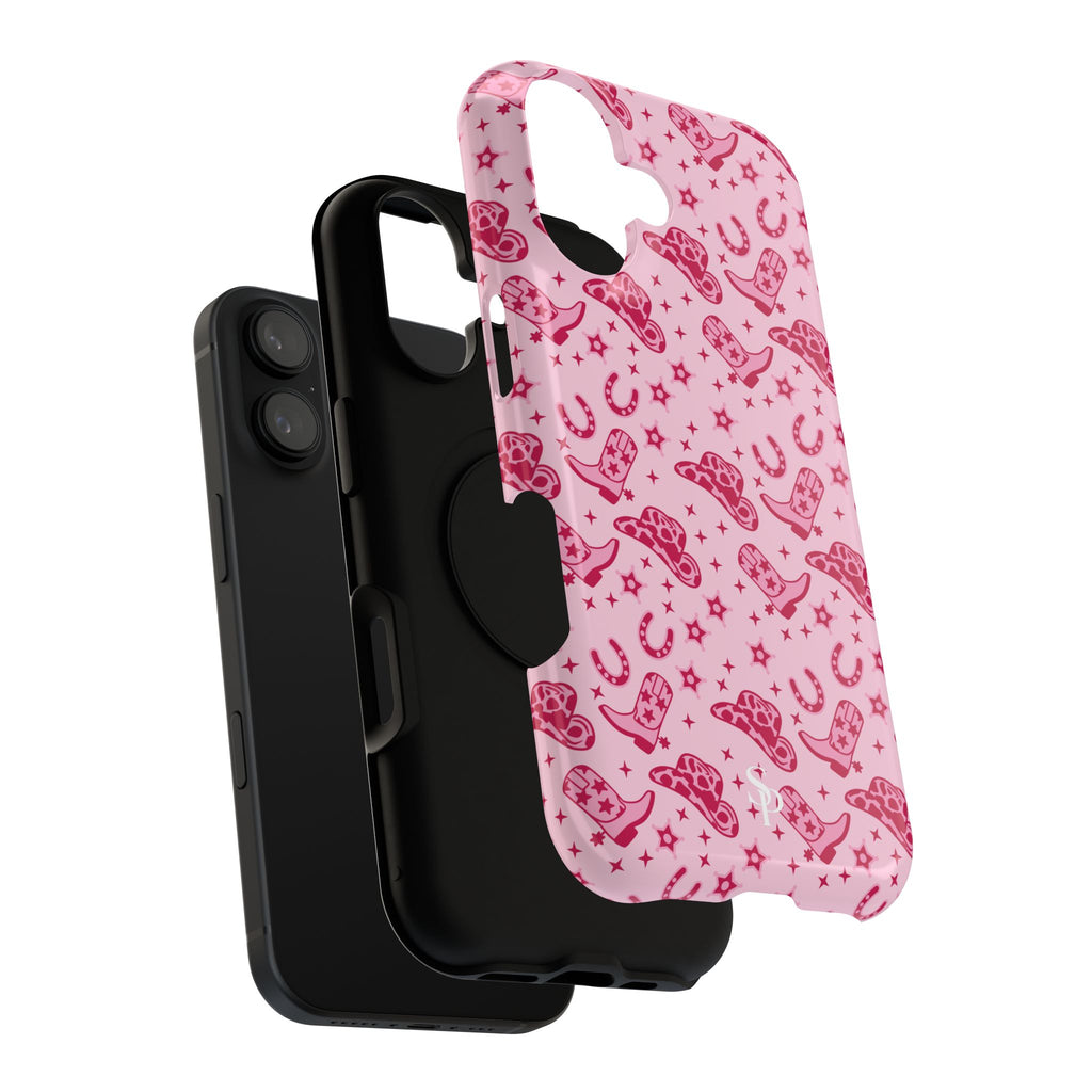 Pink Cowgirl Impact-Resistant Case
