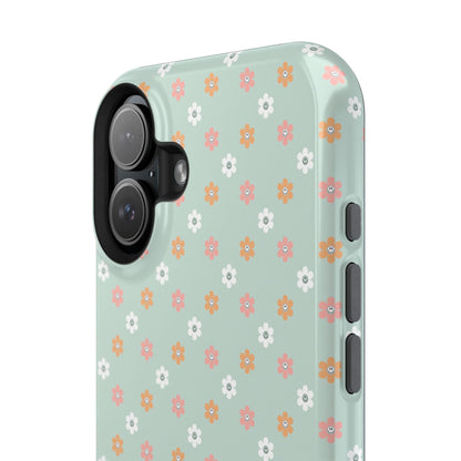 Floral Smiley Impact-Resistant Cases