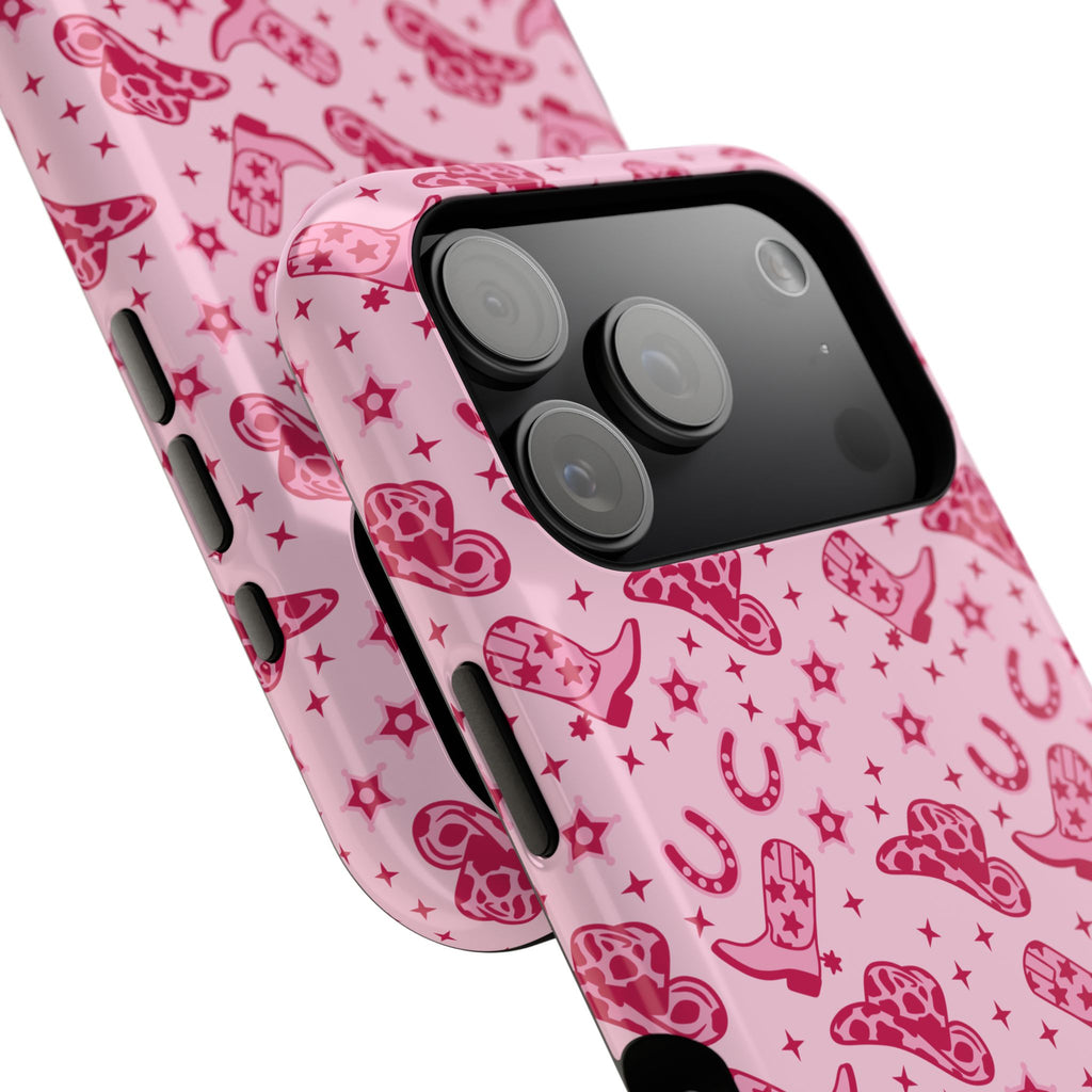 Pink Cowgirl Impact-Resistant Case