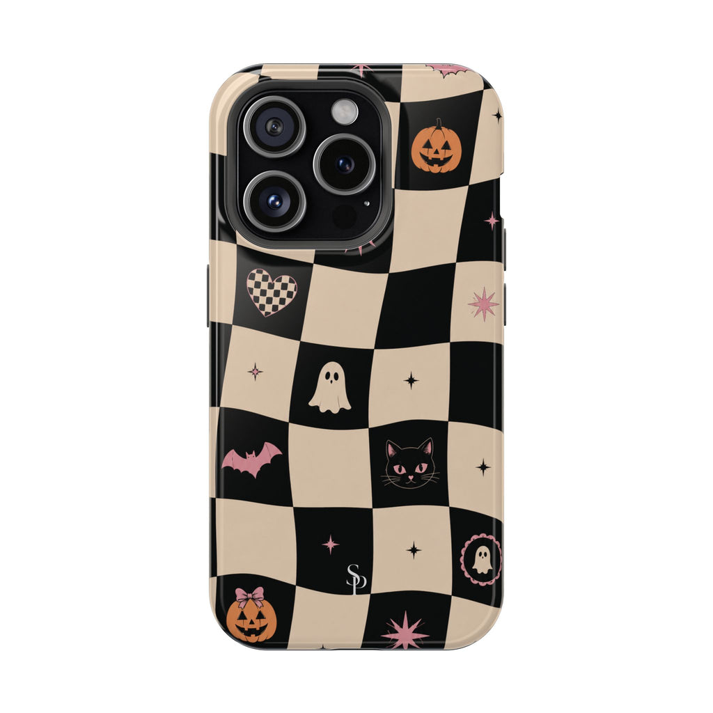 Halloween Checkerboard Magnetic Phone Case
