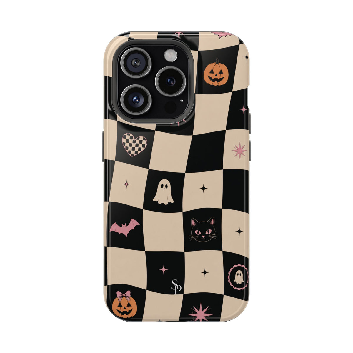 Halloween Checkerboard Magnetic Phone Case