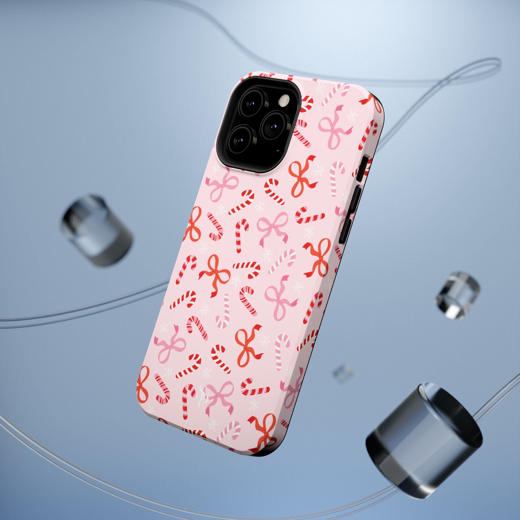 Candy Cane Impact-Resistant Phone Case - Limited Edition
