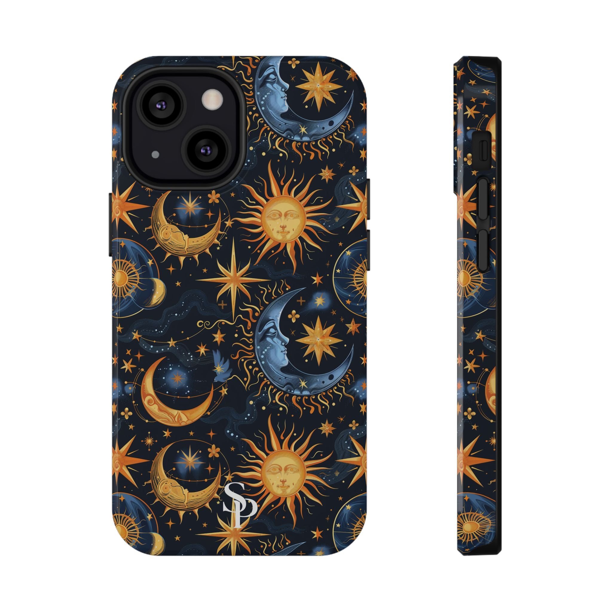 Celestial Sun and Moon Impact-Resistant Phone Case