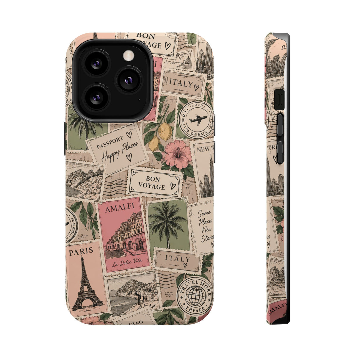 Travel Passport Stamp Magnetic Case