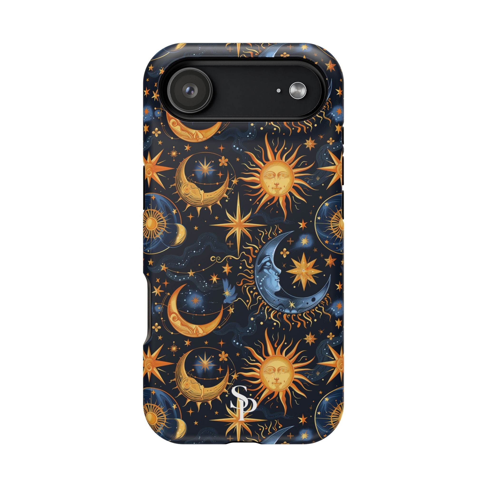 Celestial Sun and Moon Impact-Resistant Phone Case