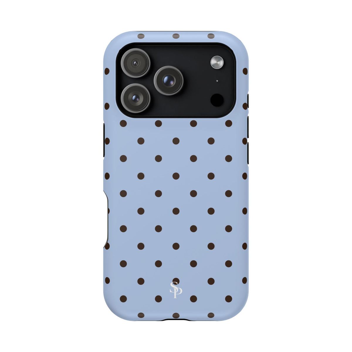 Blue Polka Dot Magnetic Impact Phone Case