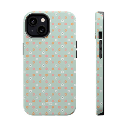 Floral Smiley Magnetic Tough Case