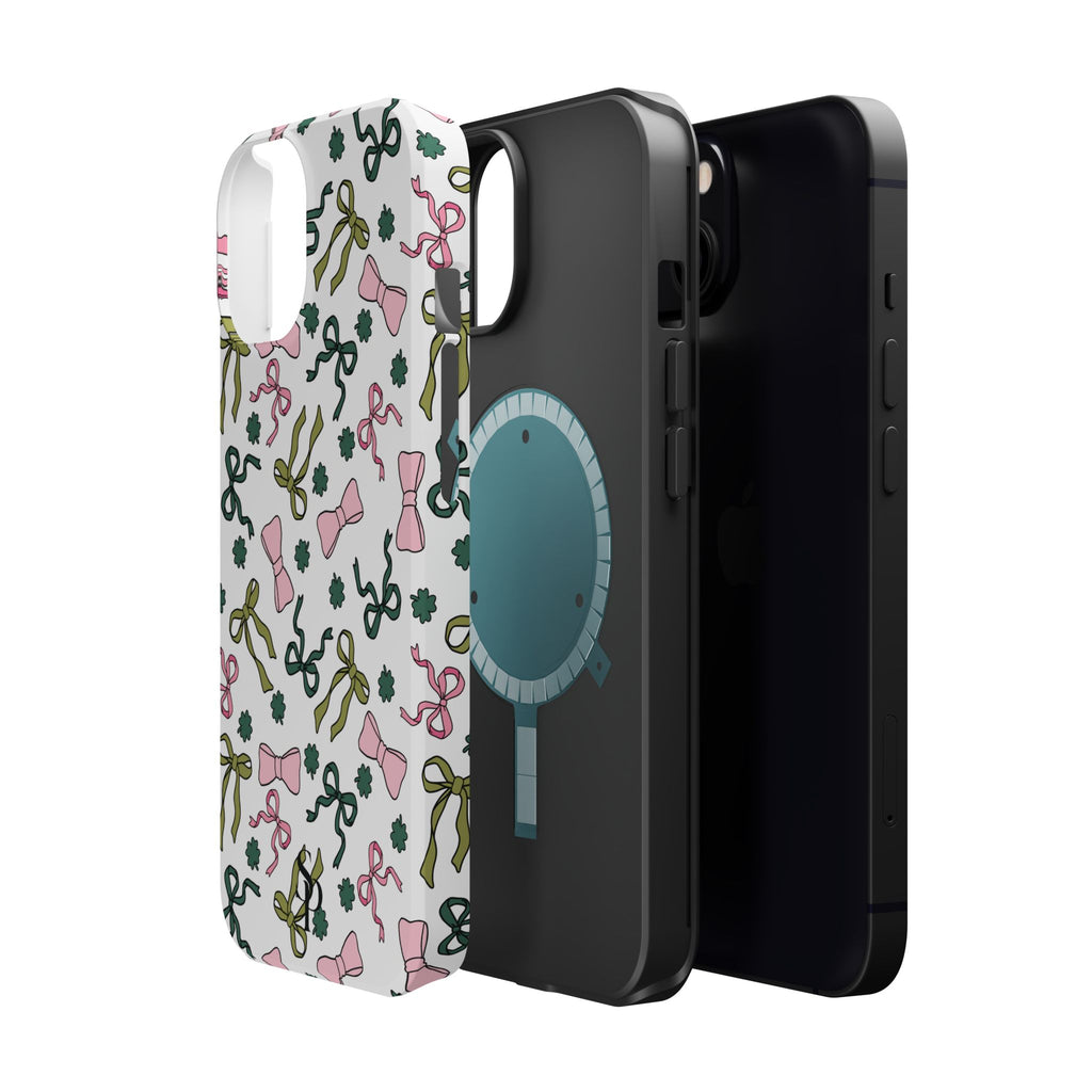 Bows and Shamrocks Magnetic Phone Case