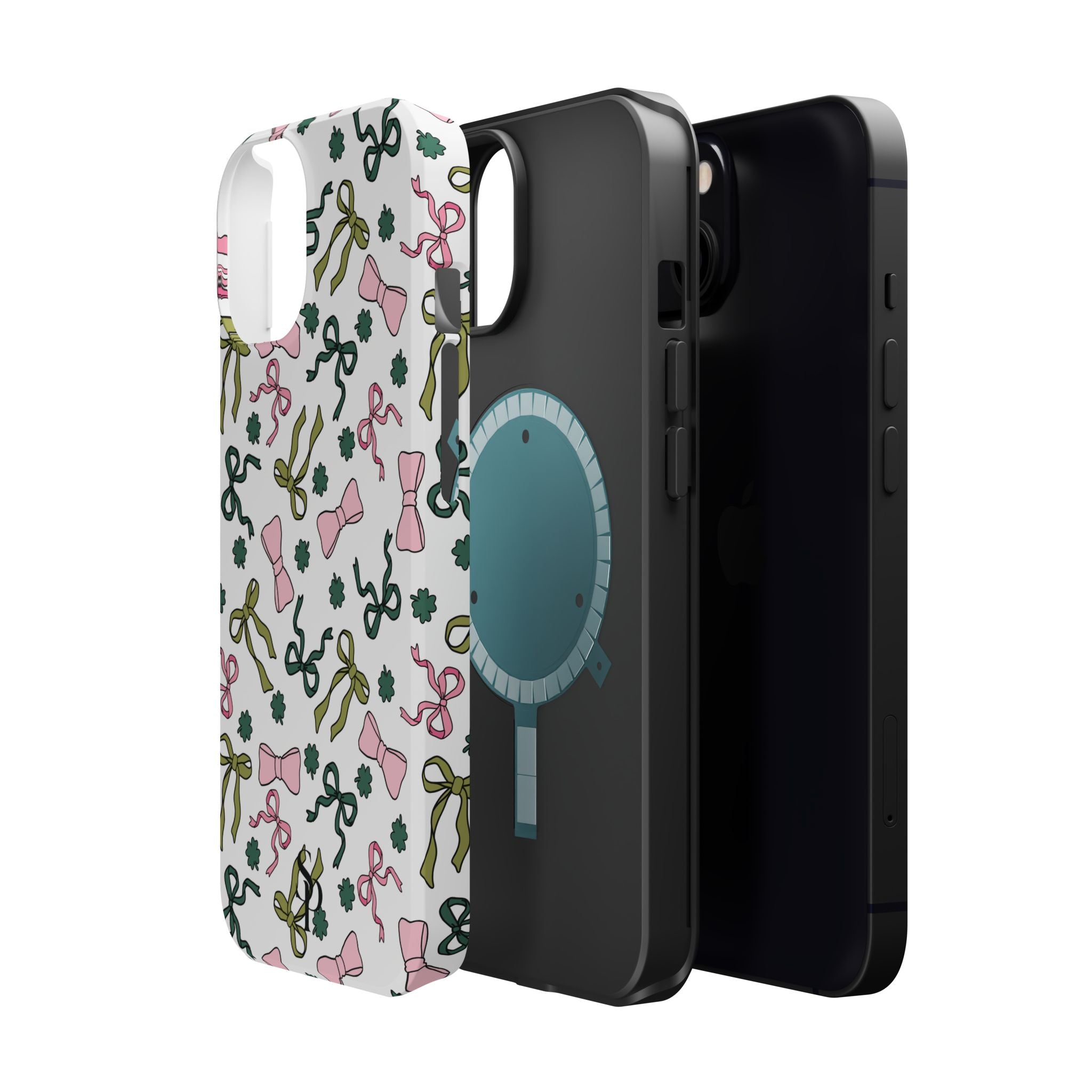 Bows and Shamrocks Magnetic Phone Case