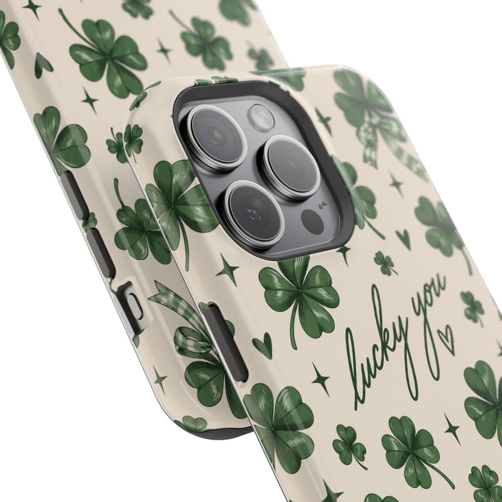 Lucky You Clover Magnetic Impact Phone Case
