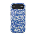 Blue Abstract Swirl Magnetic Impact Phone Case