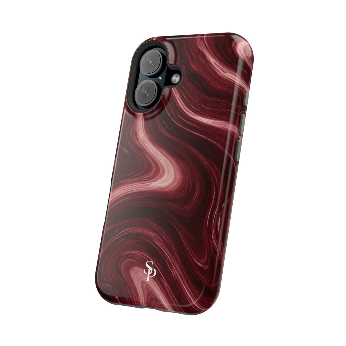 Burgundy Marble Magnetic Phone Case