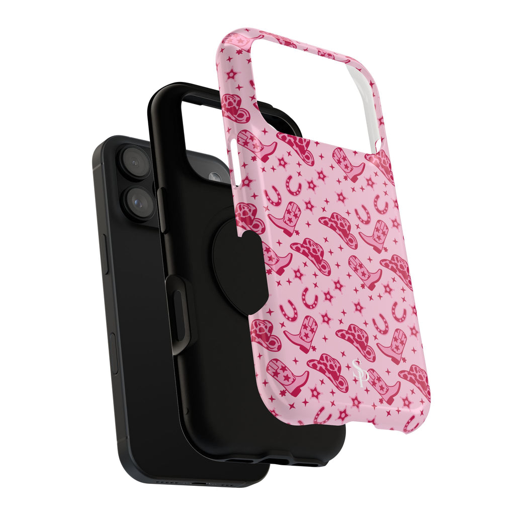 Pink Cowgirl Impact-Resistant Case