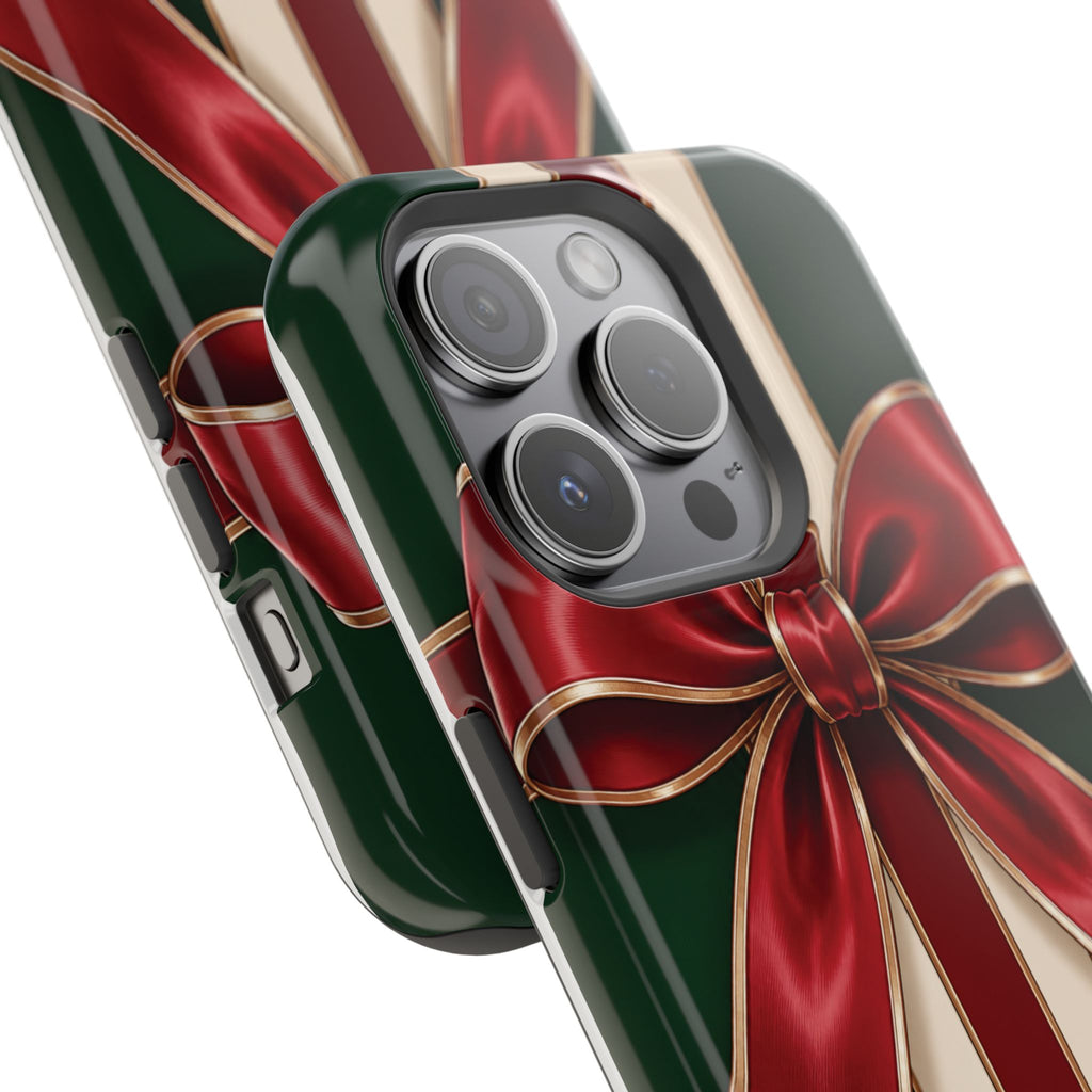 Christmas Gift Bow Magnetic Phone Case