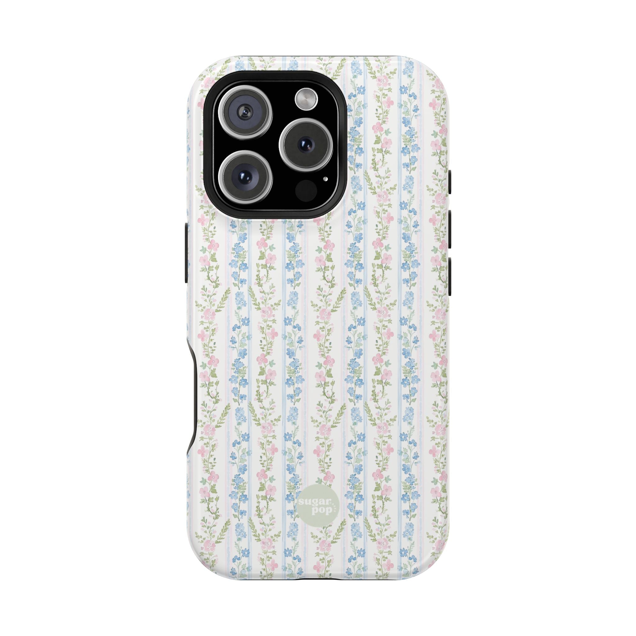 Pastel Floral Pattern Magnetic Tough Case