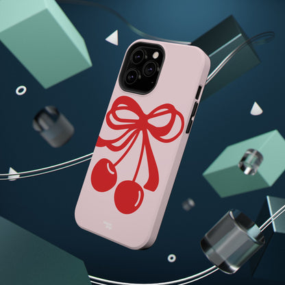 Cherry Bow Impact-Resistant Phone Case