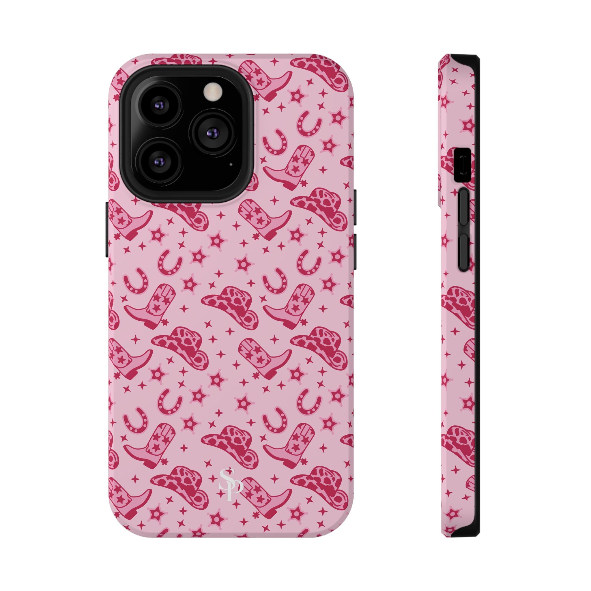 Pink Cowgirl Impact-Resistant Case