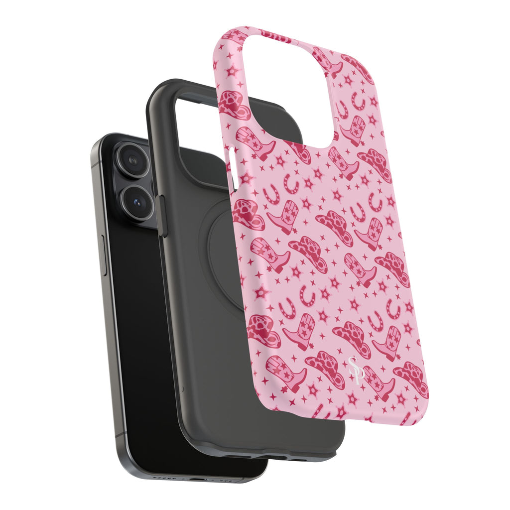 Pink Cowgirl Impact-Resistant Case