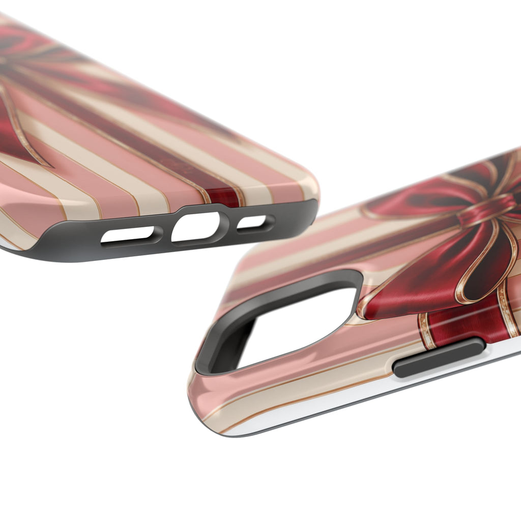 Red Bow Gift Wrap Magnetic Phone Case