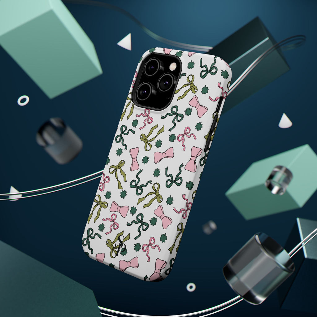 Bows and Shamrocks Magnetic Phone Case