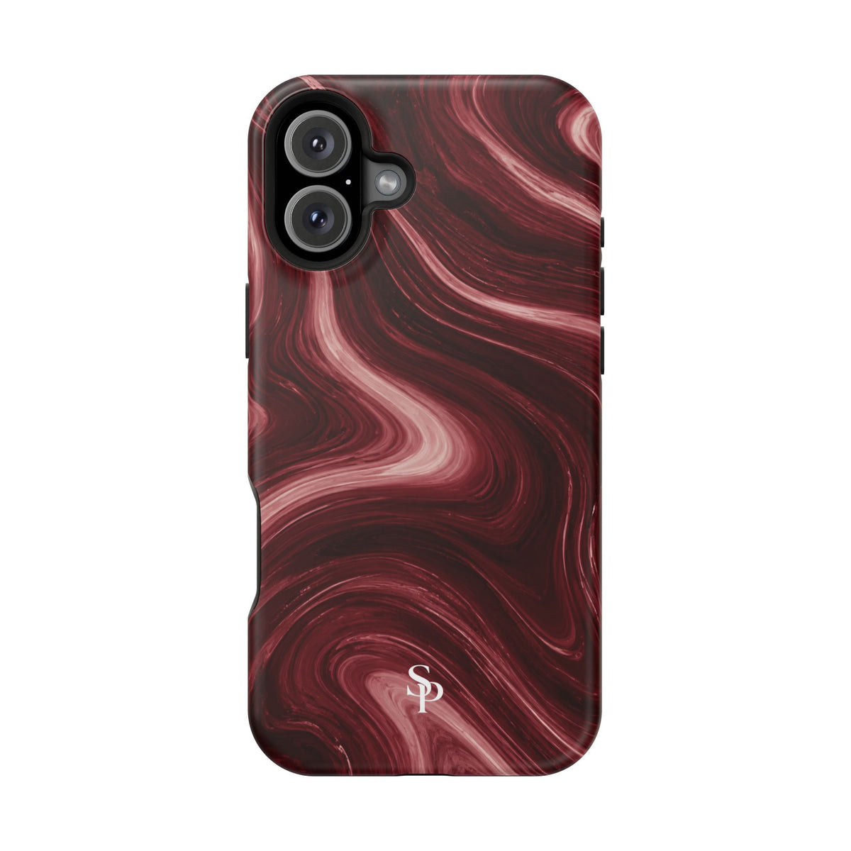 Burgundy Marble Magnetic Phone Case