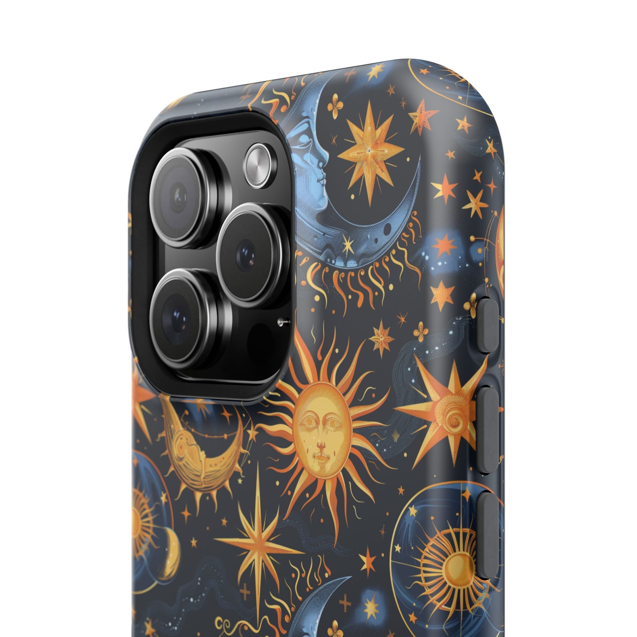 Celestial Sun and Moon Impact-Resistant Phone Case