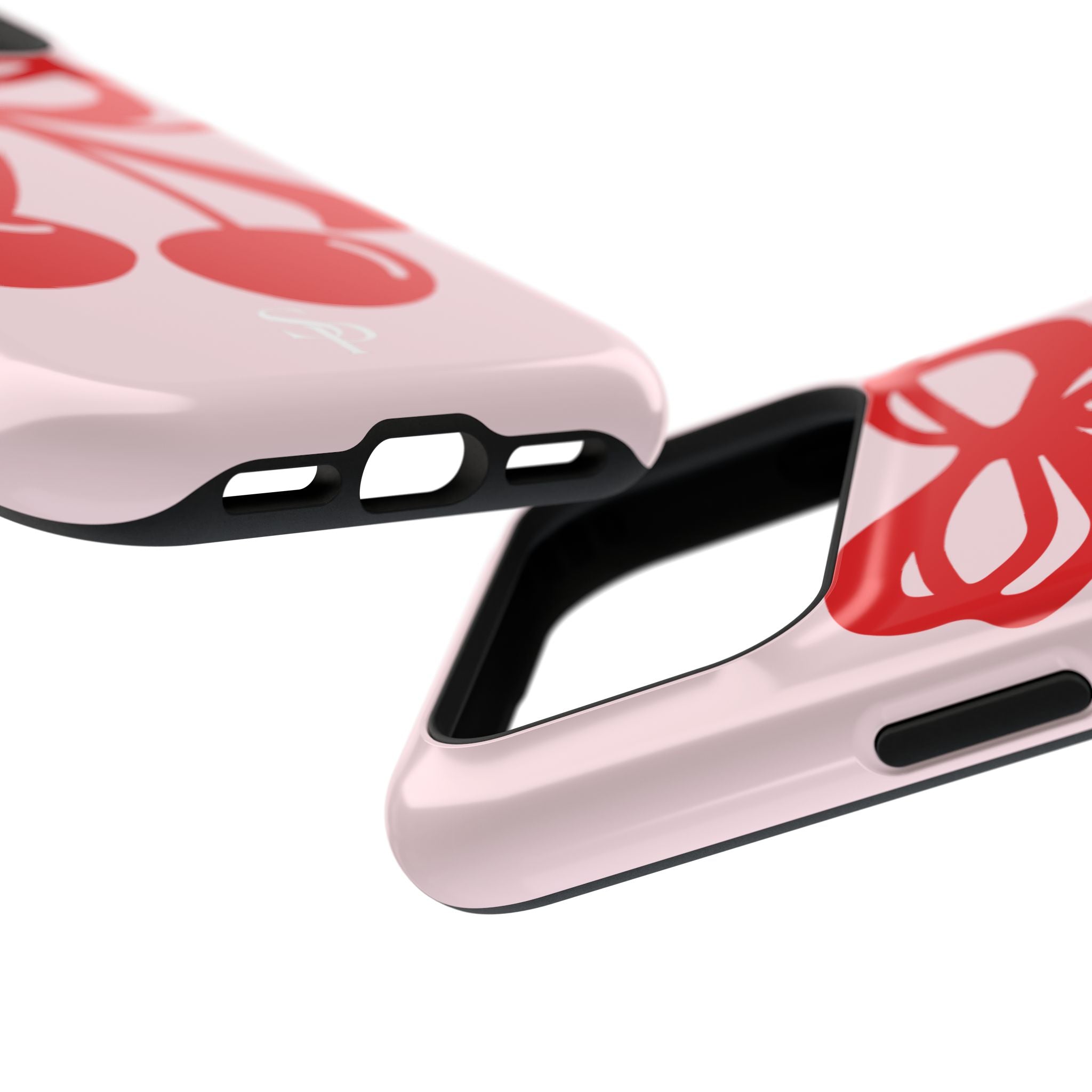 Cherry Bow Impact-Resistant Phone Case