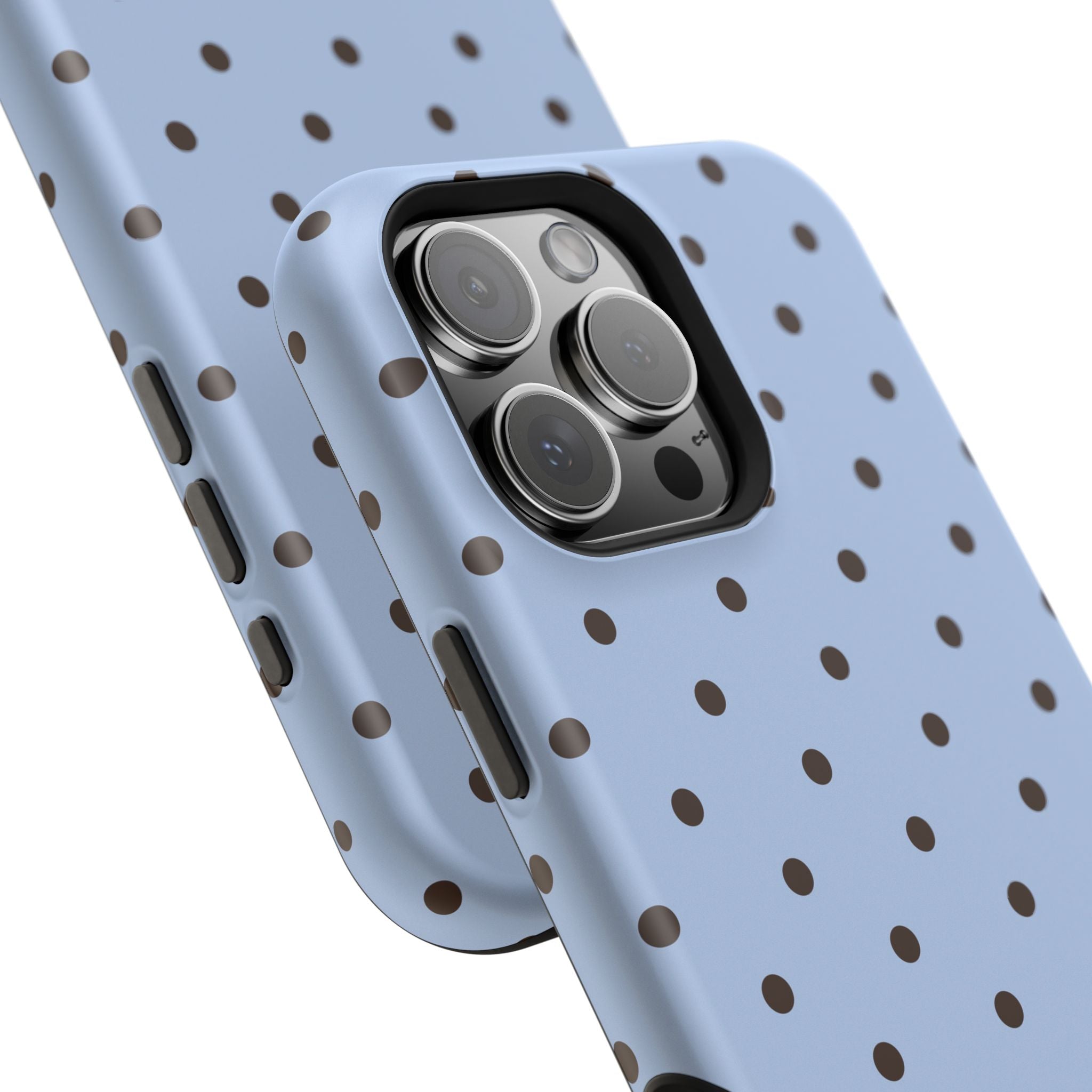 Blue Polka Dot Magnetic Impact Phone Case