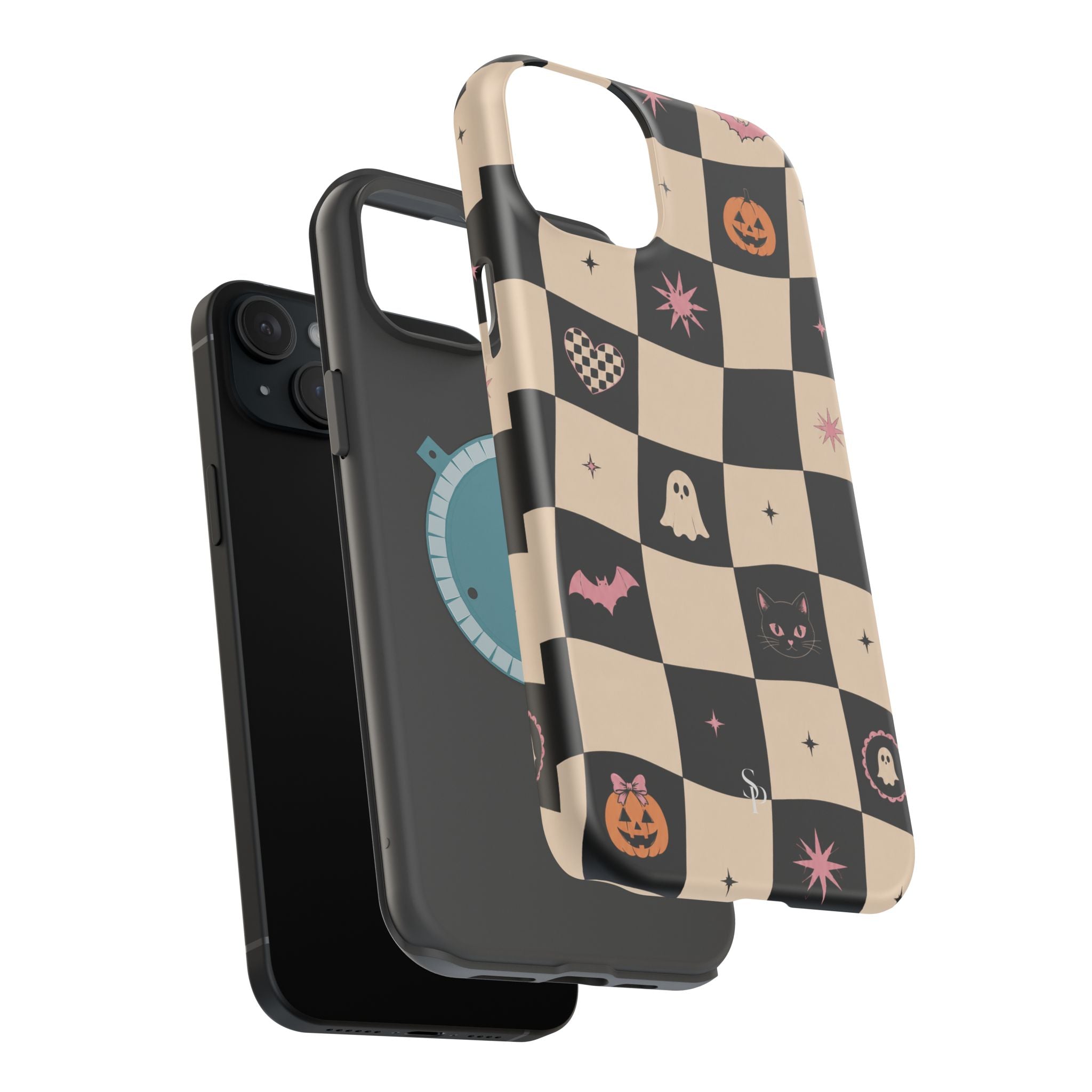 Halloween Checkerboard Magnetic Phone Case