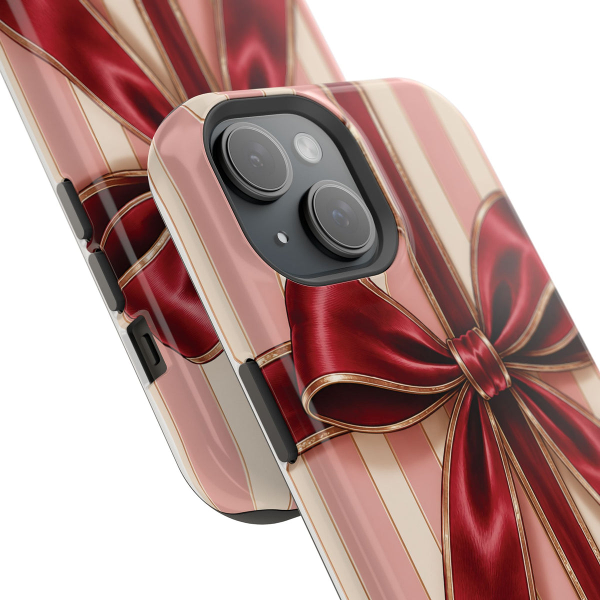 Red Bow Gift Wrap Magnetic Phone Case