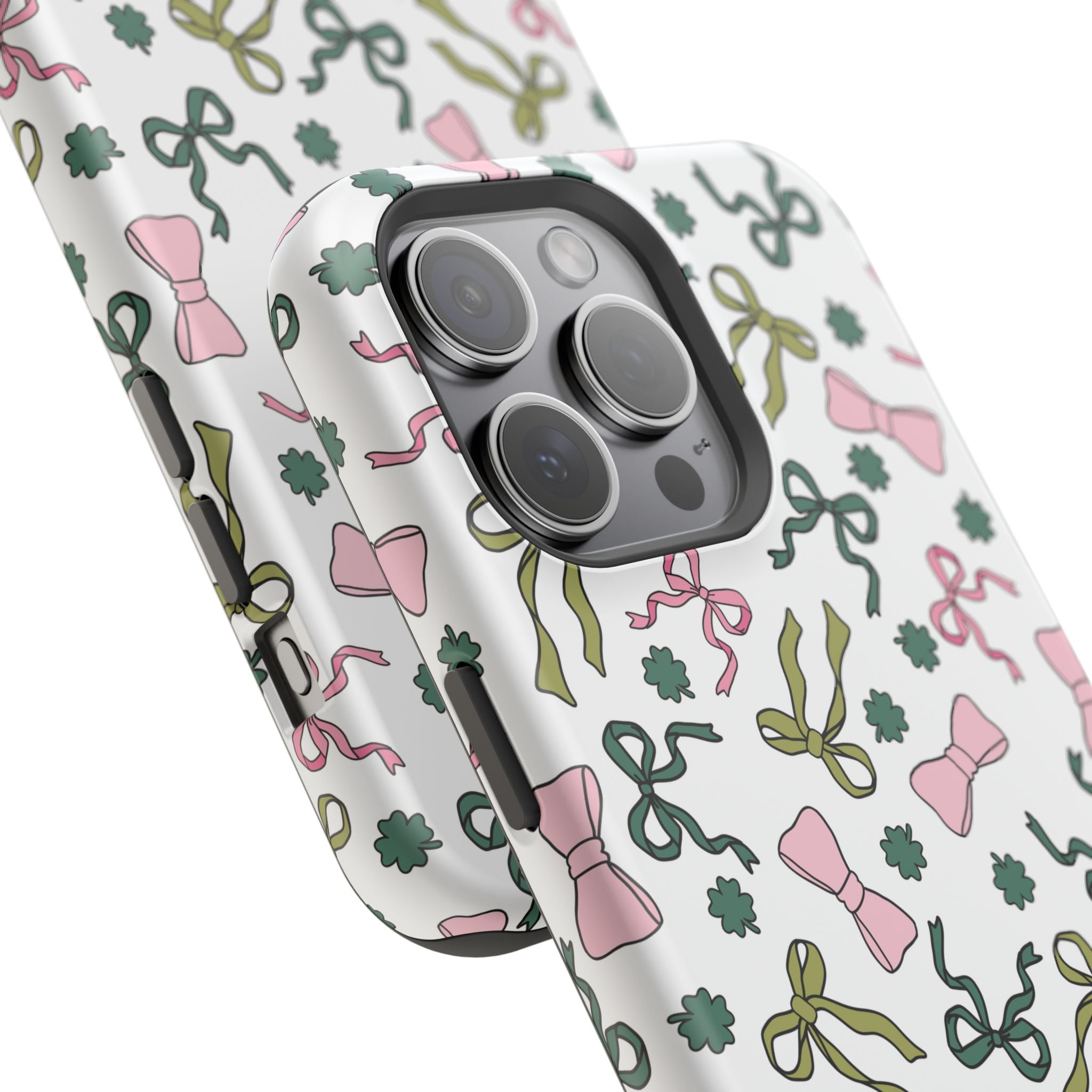 Bows and Shamrocks Magnetic Phone Case