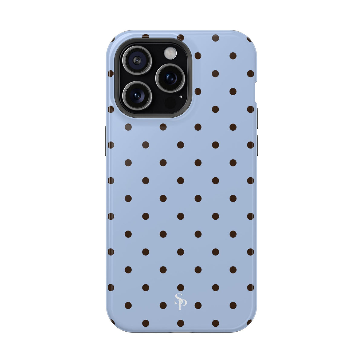 Blue Polka Dot Magnetic Impact Phone Case