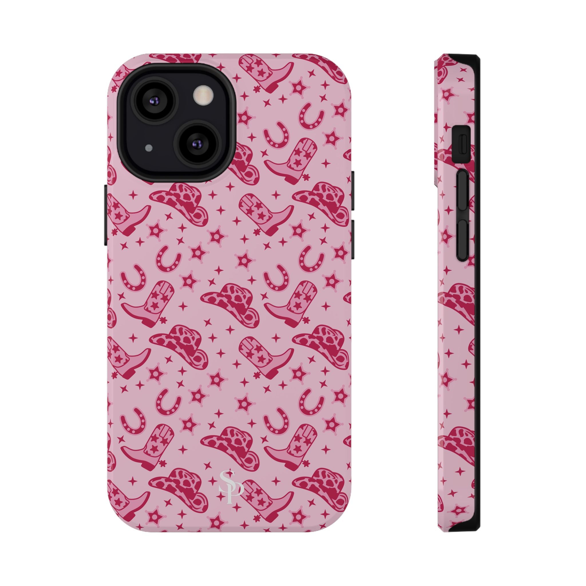 Pink Cowgirl Impact-Resistant Case