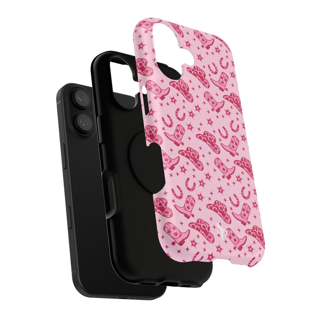 Pink Cowgirl Impact-Resistant Case