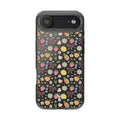 Fruit and Floral Pattern Clear Case