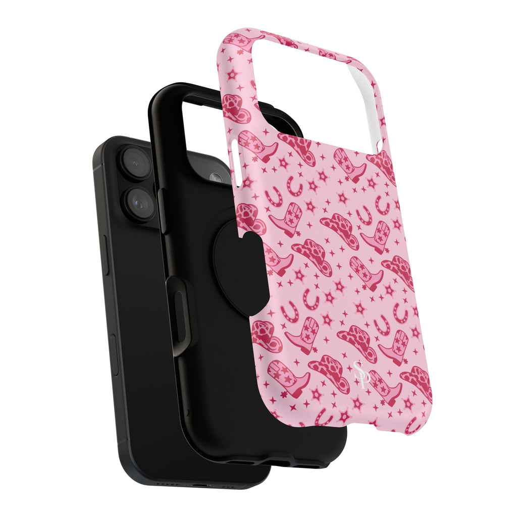 Pink Cowgirl Impact-Resistant Case