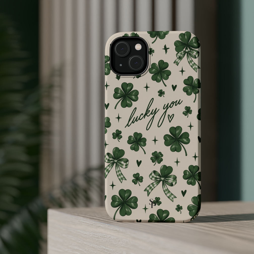 Lucky You Clover Magnetic Impact Phone Case