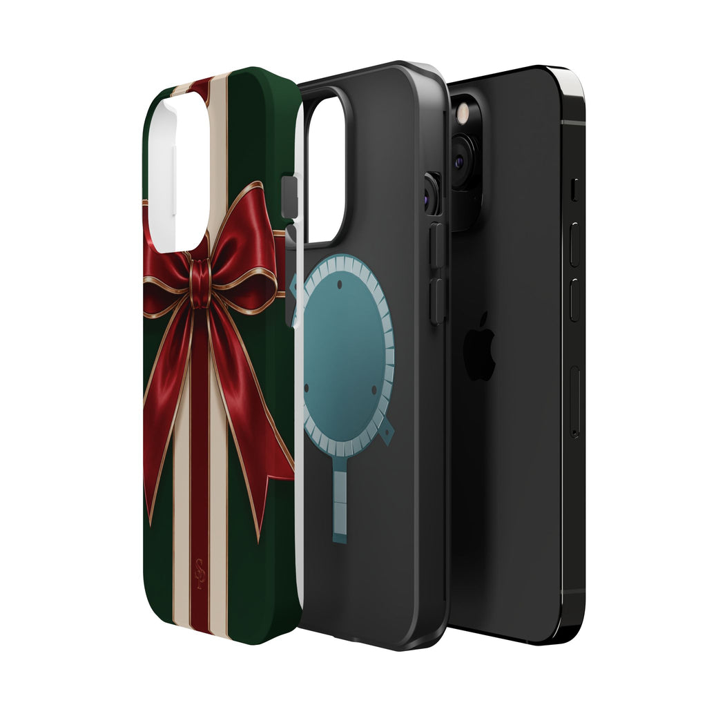Christmas Gift Bow Magnetic Phone Case
