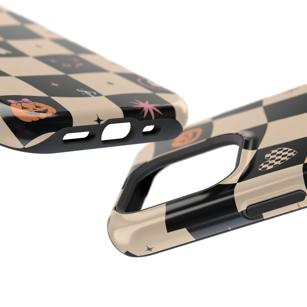 Halloween Checkerboard Magnetic Phone Case