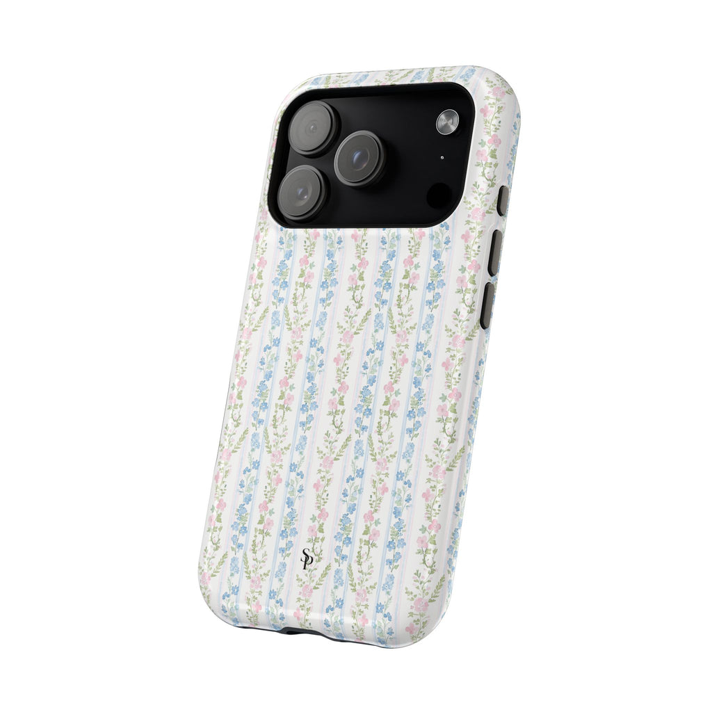 Pastel Floral Pattern Magnetic Tough Case
